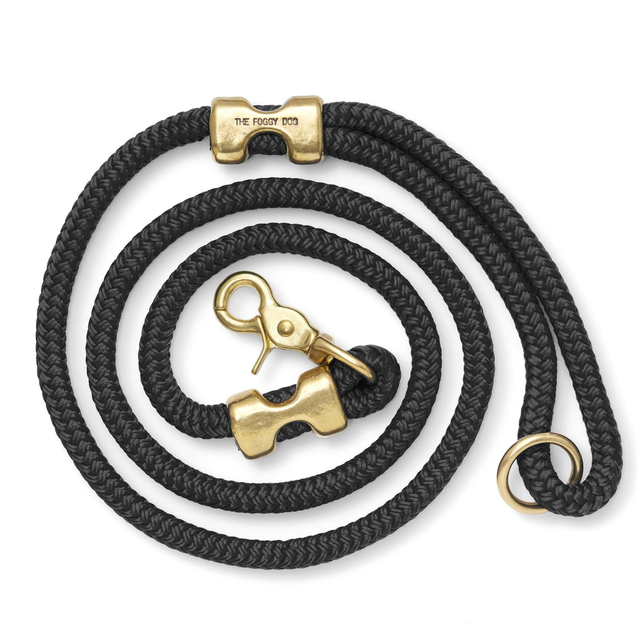 The Foggy Dog - Onyx Marine Rope Dog Leash